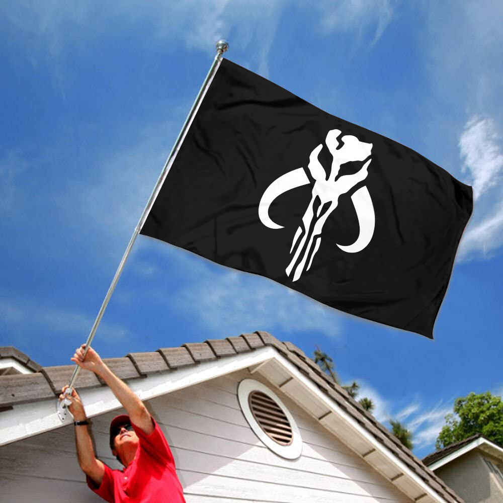 Fyon Star Wars Mandalorian Flag Indoor and outdoor banner 32810