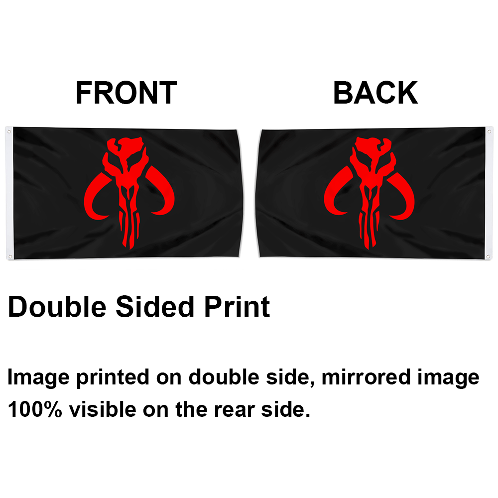 Fyon Star Wars Mandalorian Flag Indoor and outdoor banner 32811