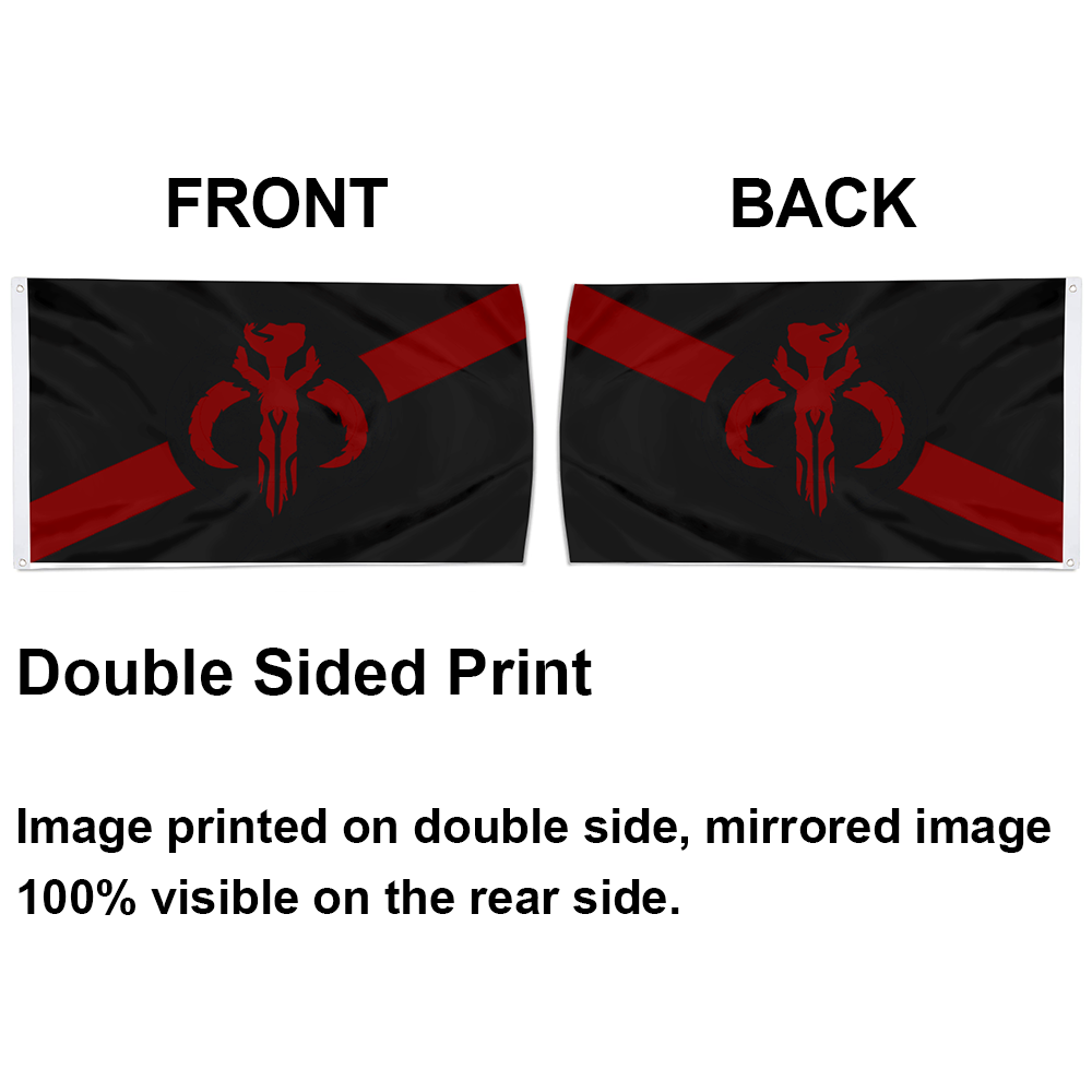 Fyon Star Wars Mandalorian Flag Indoor and outdoor banner 03289