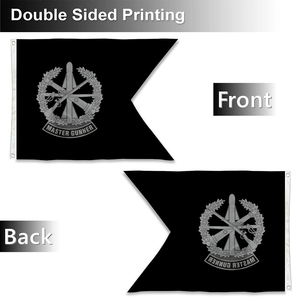 Fyon Master Gunner Guidon FA ADA Infantry US Army Flag Banner