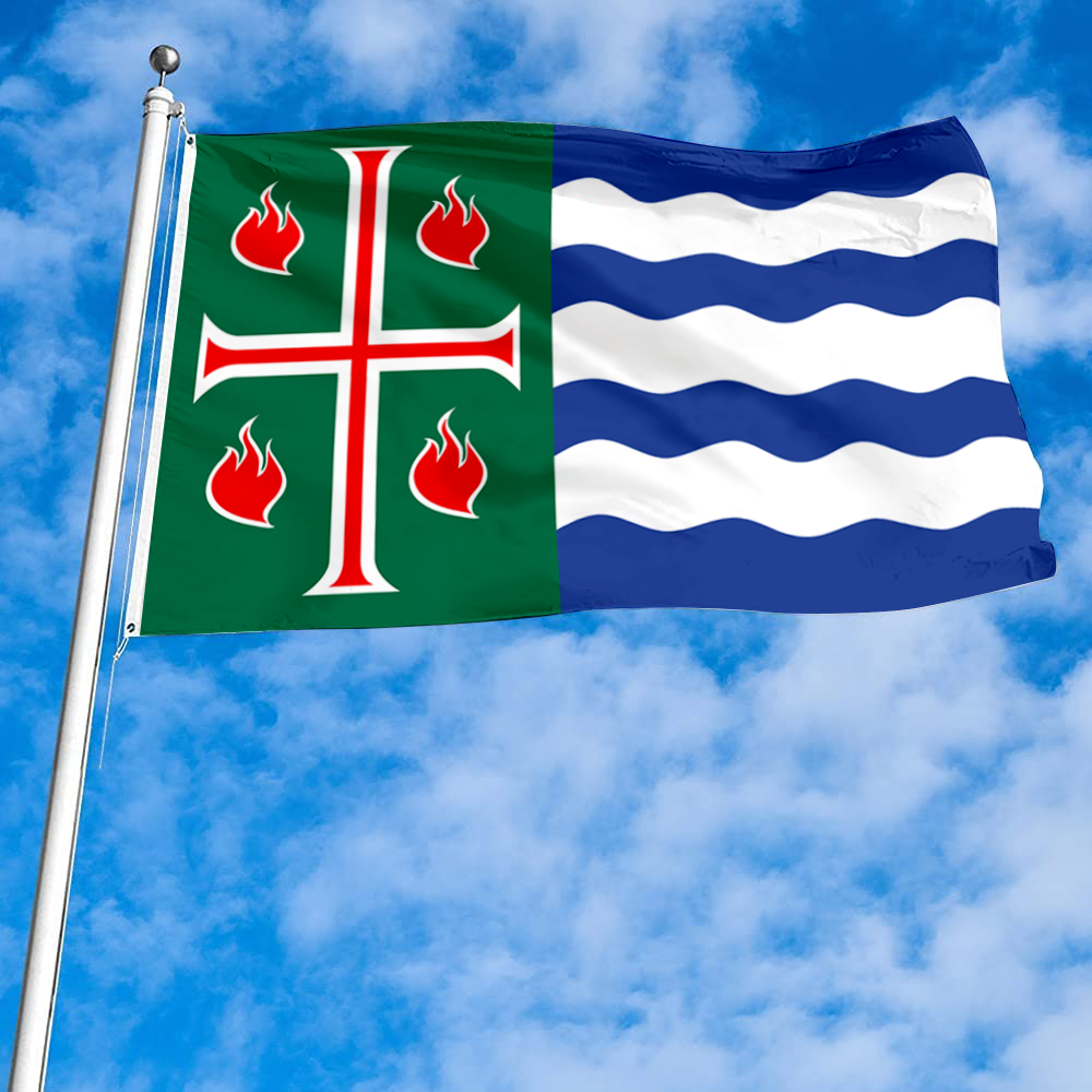 Fyon Mayaguez, Puerto Rico flag banner