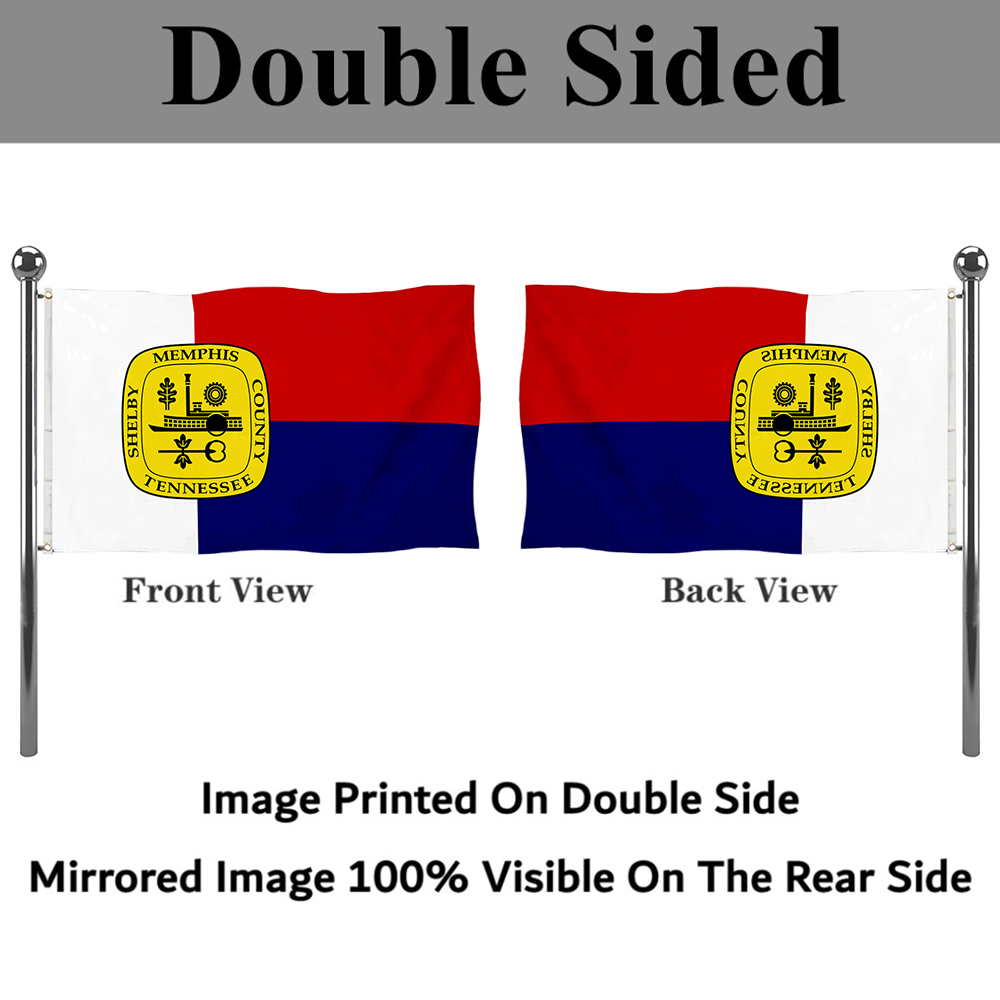 Fyon Memphis, Tennessee flag(1963–1969) Banner