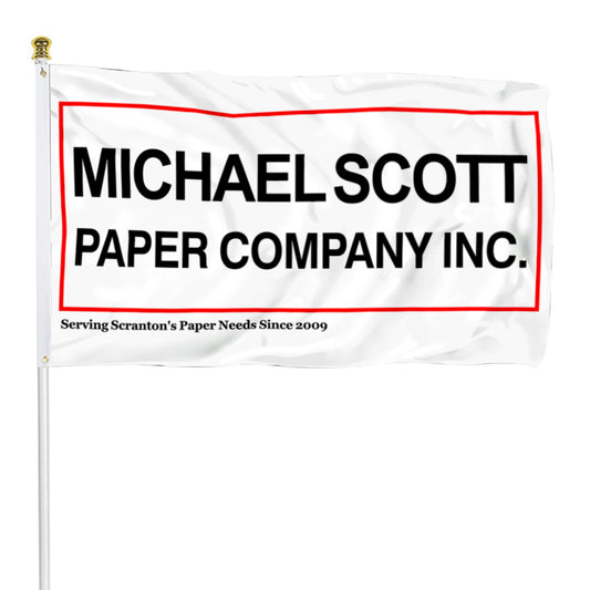Fyon Michael Scott Paper Company Flag Indoor and outdoor banner