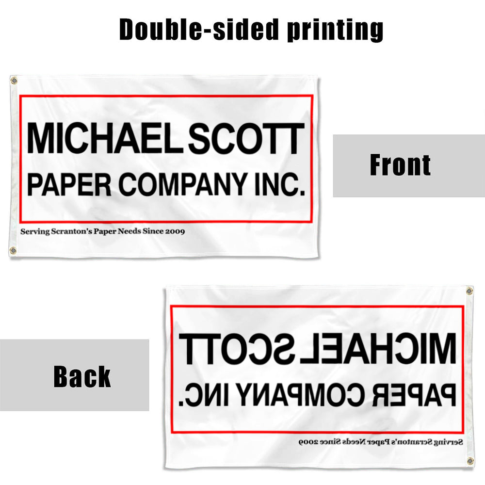 Fyon Michael Scott Paper Company Flag Indoor and outdoor banner