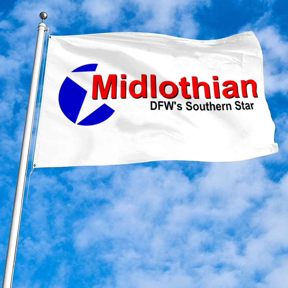 Fyon Midlothian, Texas flag banner