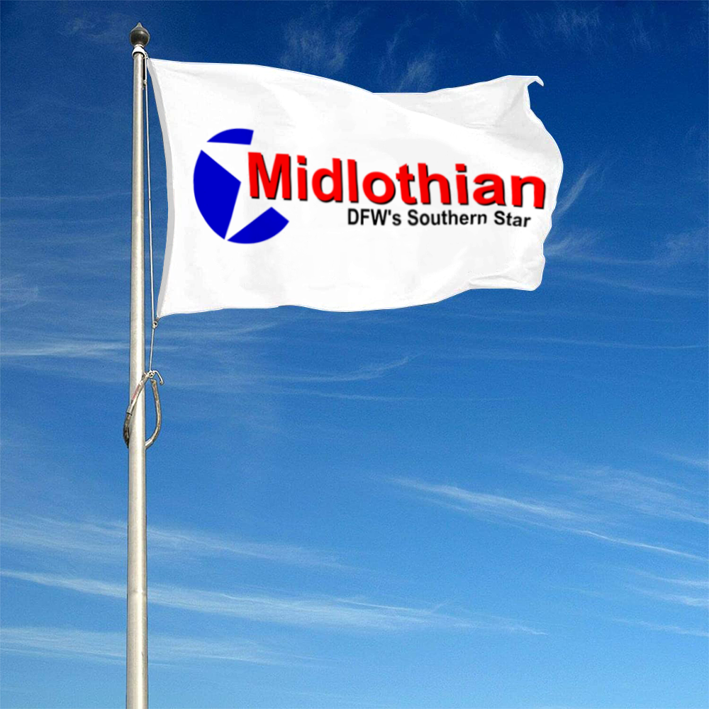 Fyon Midlothian, Texas flag banner