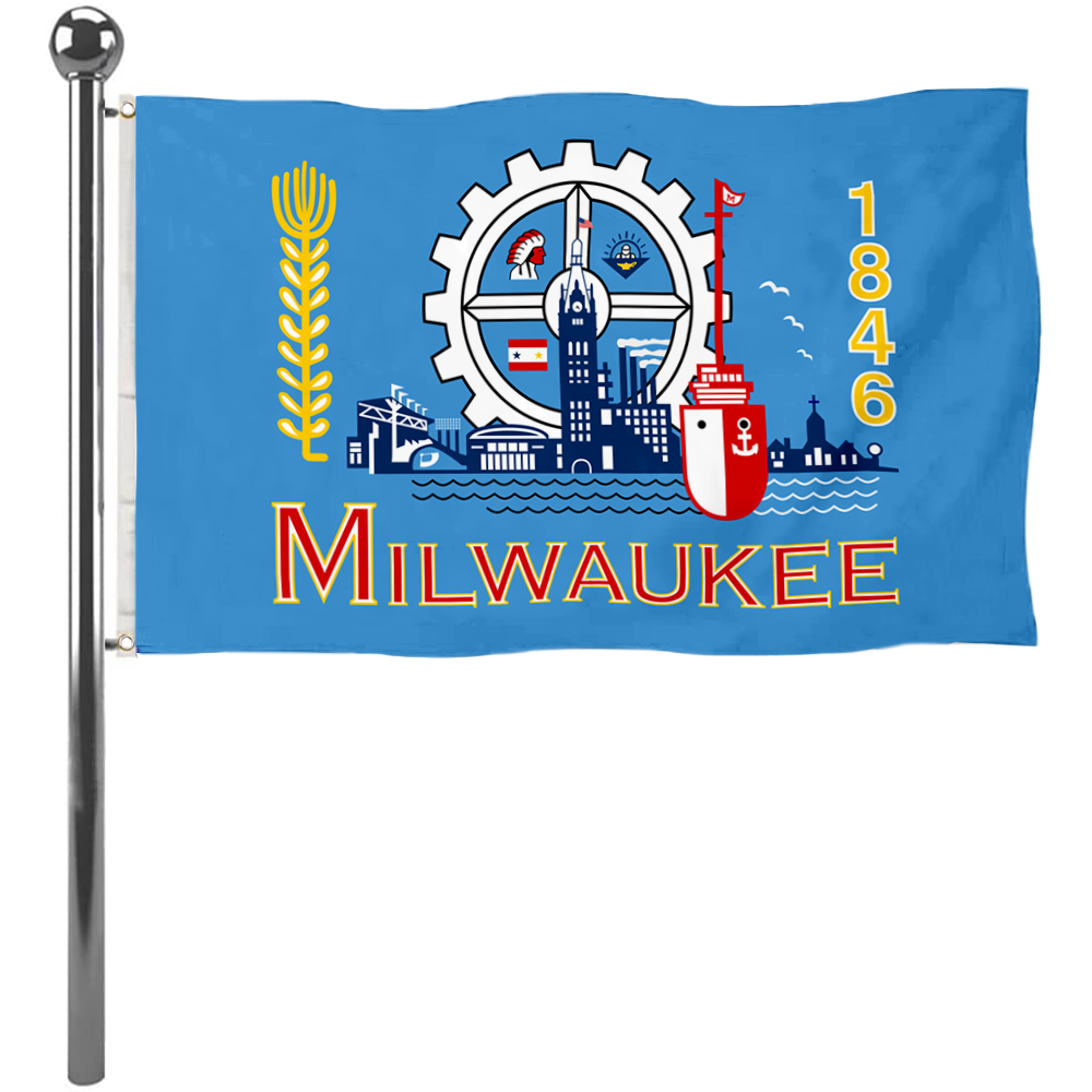 Fyon Milwaukee, Wisconsin flag Banner