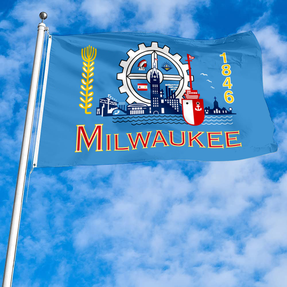 Fyon Milwaukee, Wisconsin flag Banner