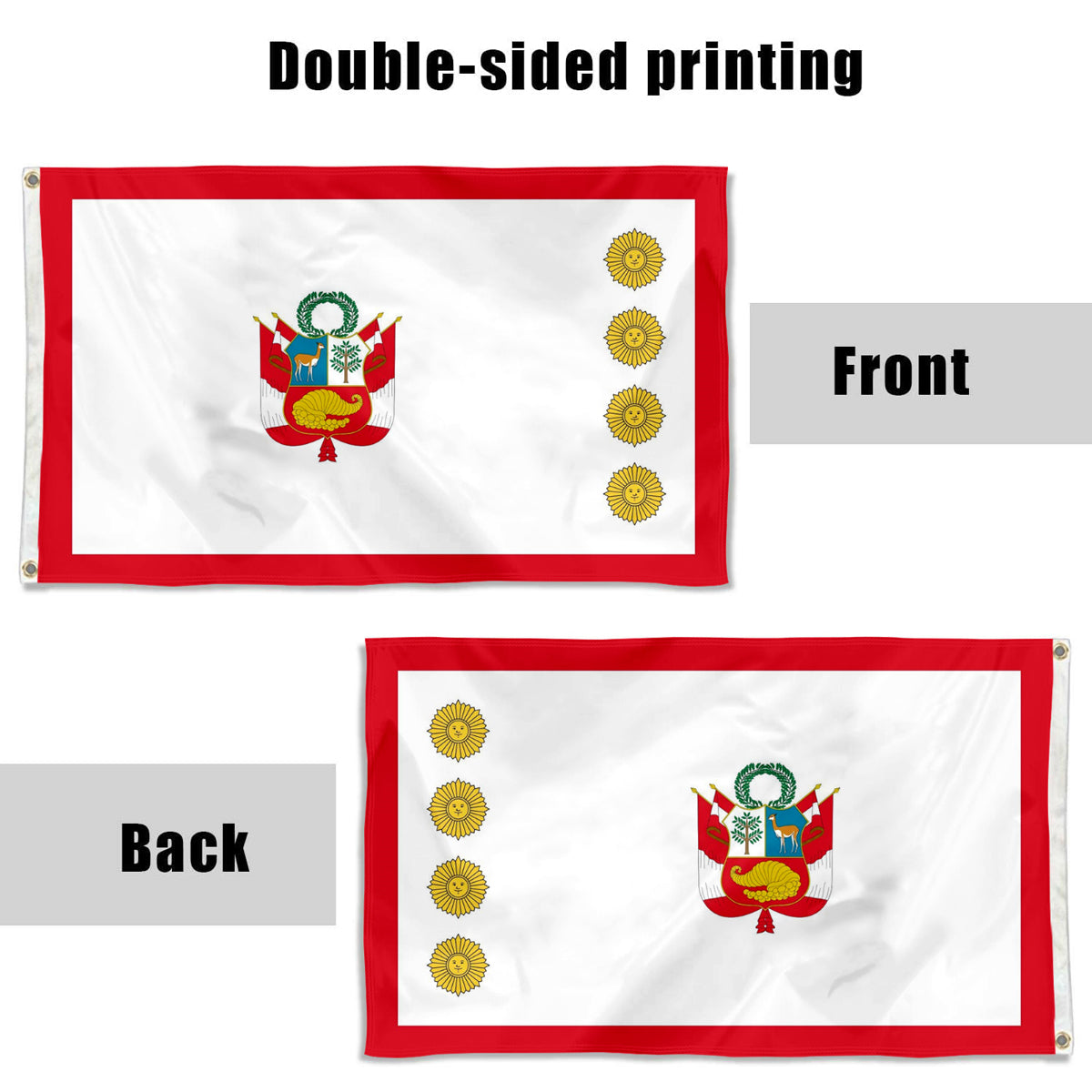 Fyon Minister of Defense Peru Flag Banner