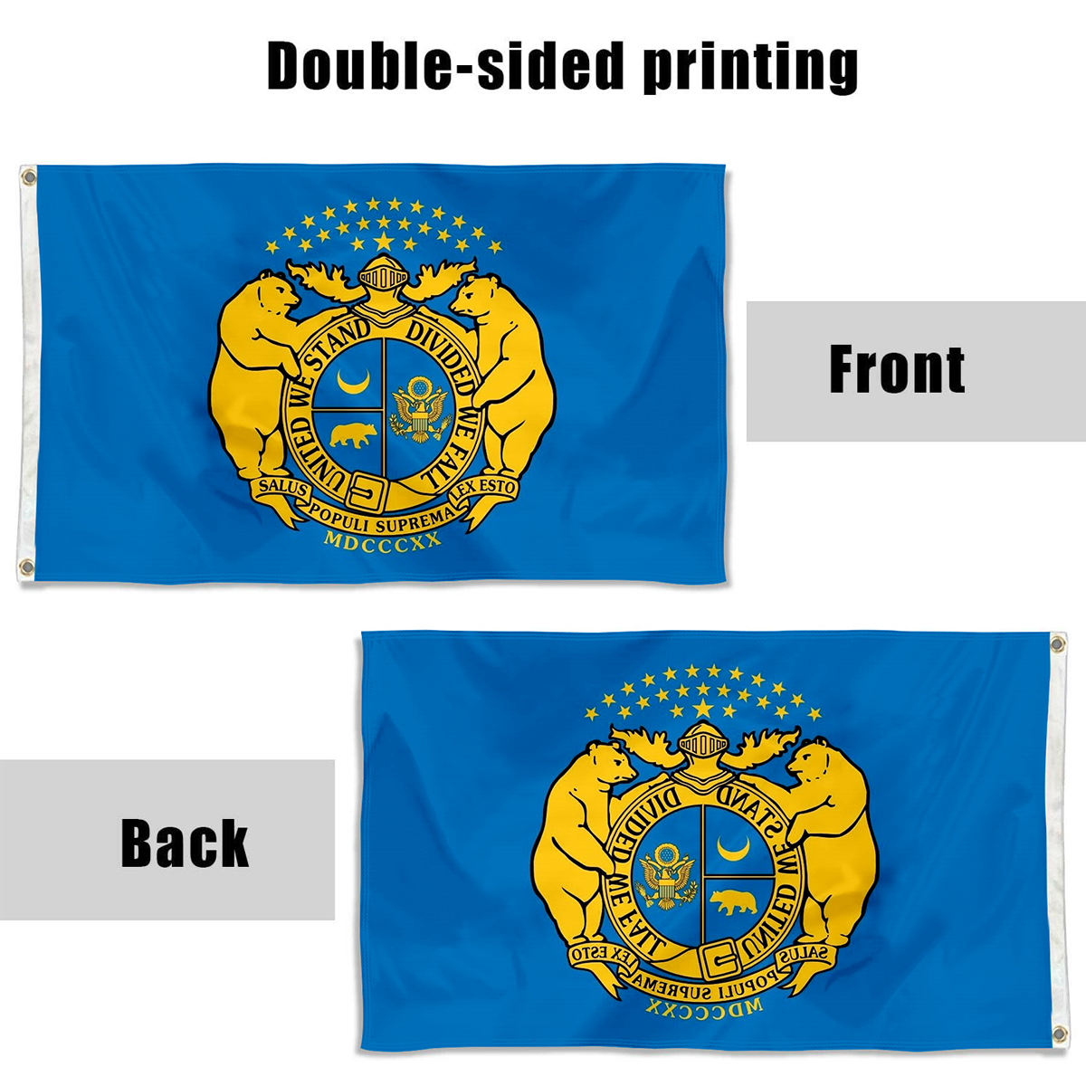 Fyon Missouri State Guard flag Indoor and outdoor banner