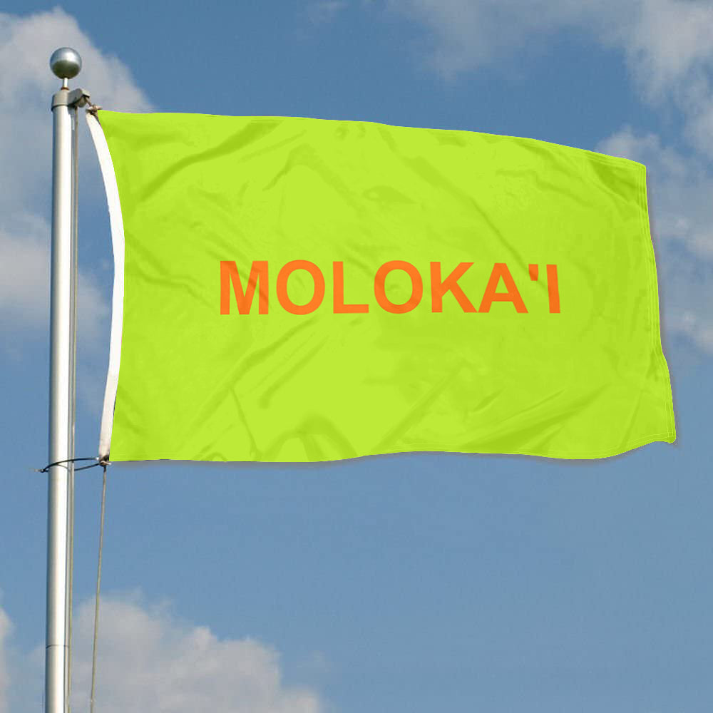 Fyon Moloka'i, Hawaii (unoffcial) Flag Indoor and Outdoor Banner