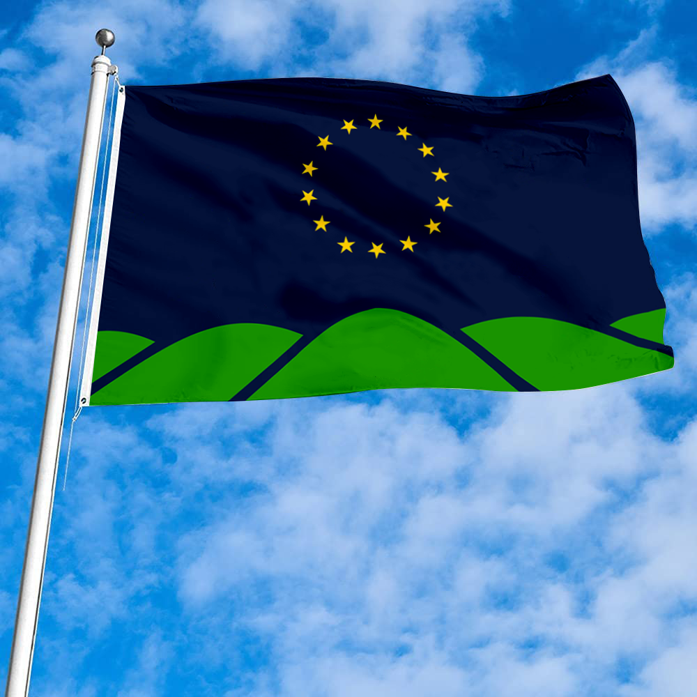 Fyon Montpelier, Vermont flag Banner