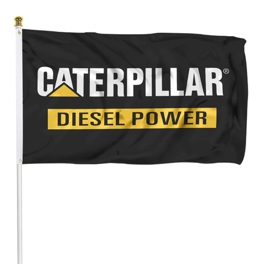 Fyon Montree Shop Caterpillar Flag Cat Diesel Power Advertising Earth Mover Equipment New Indoor and outdoor banner