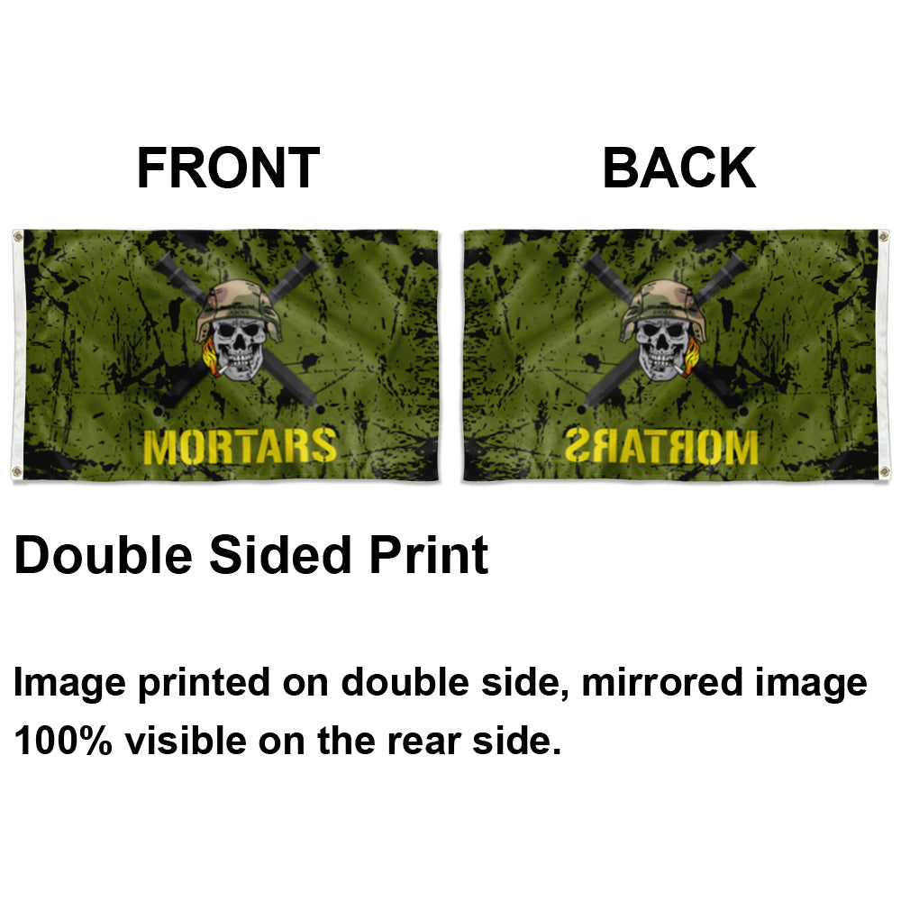 Fyon Mortars Skull Flag Indoor and outdoor banner