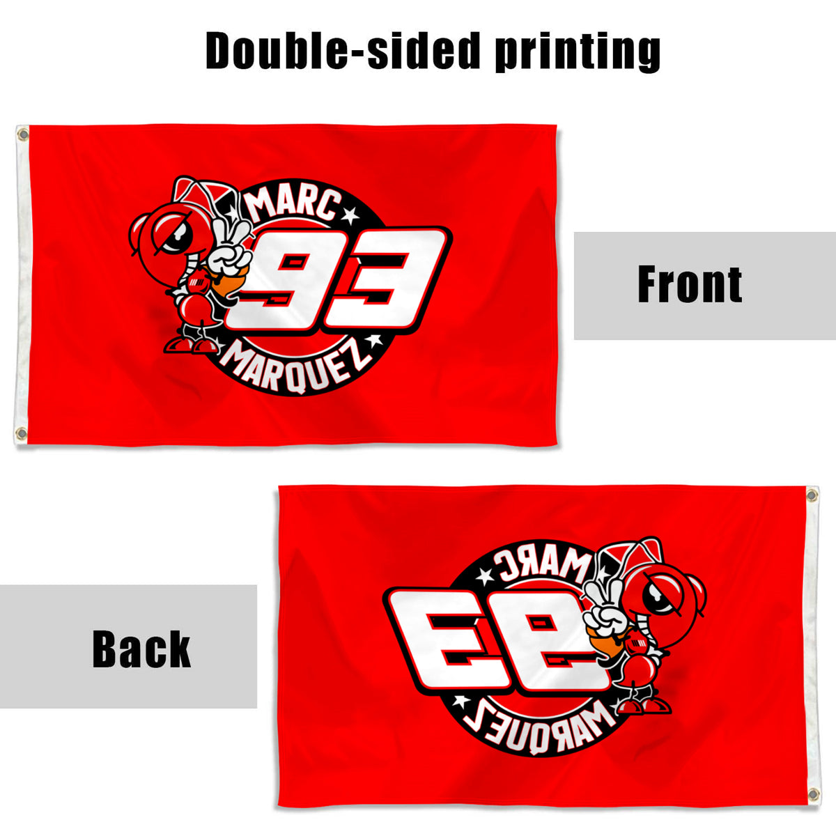 Fyon Motorcycle Racing Marc Marquez #93 flag Indoor and outdoor banner