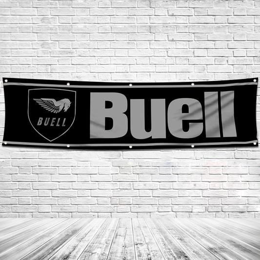 Fyon Motorcycles Garage Shop Banner Works for Buell Flag 2x8 Feet