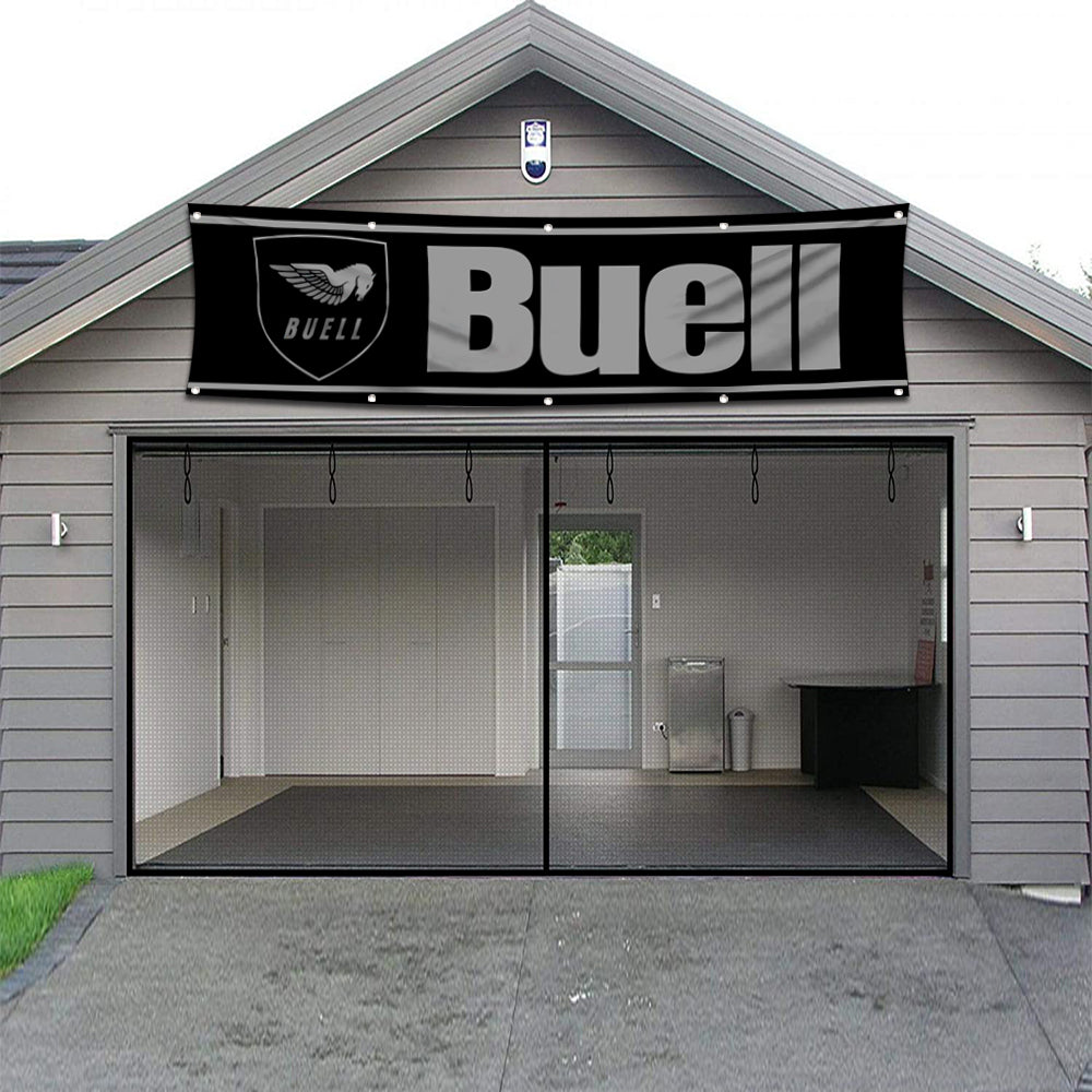 Fyon Motorcycles Garage Shop Banner Works for Buell Flag 2x8 Feet