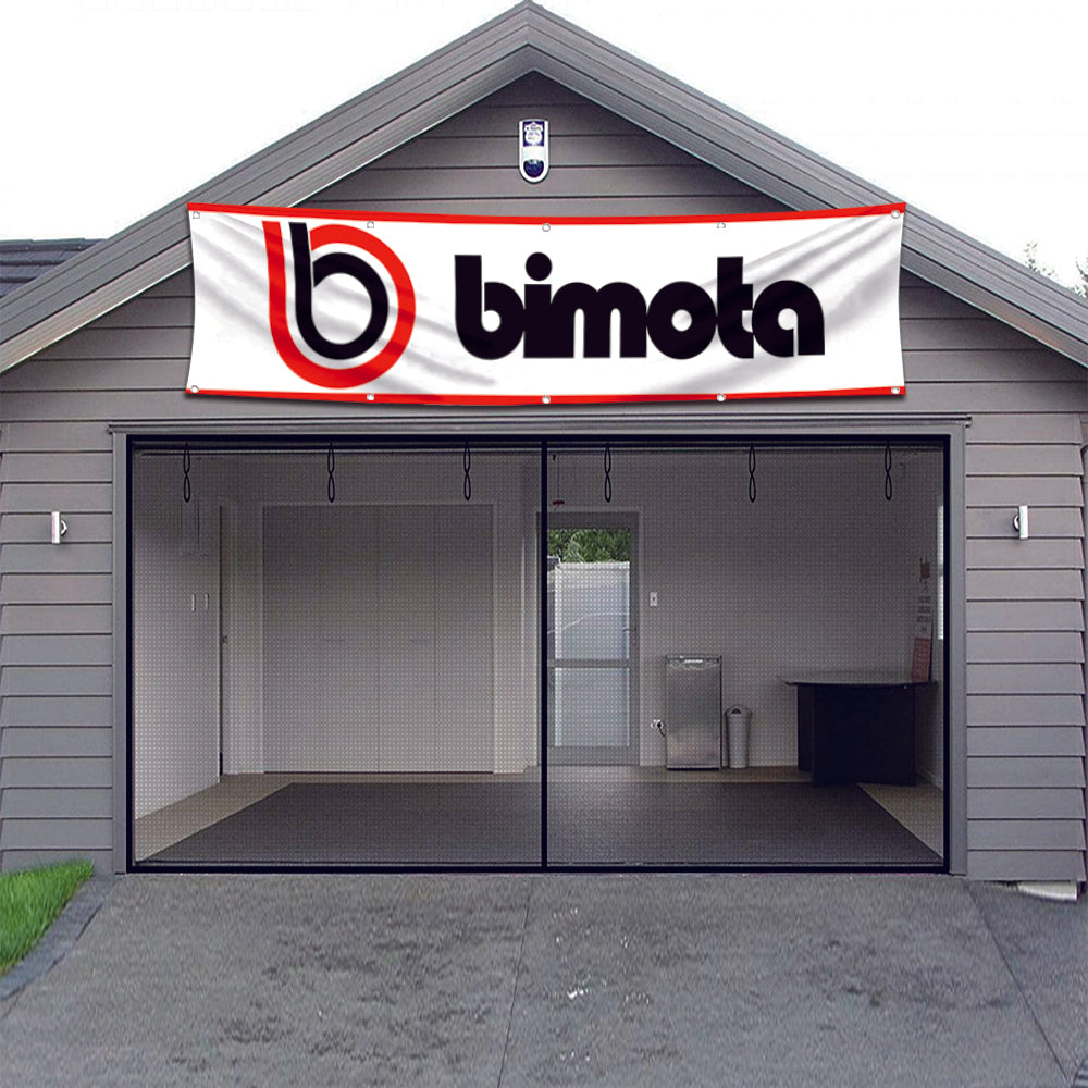 Fyon Motorcycles Garage Shop Decor Banner Works for Bimota Flag 2x8 Feet