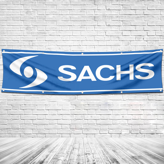 Fyon Motorcycles Garage Shop Decor Banner Works for Sachs Flag 2x8 Feet