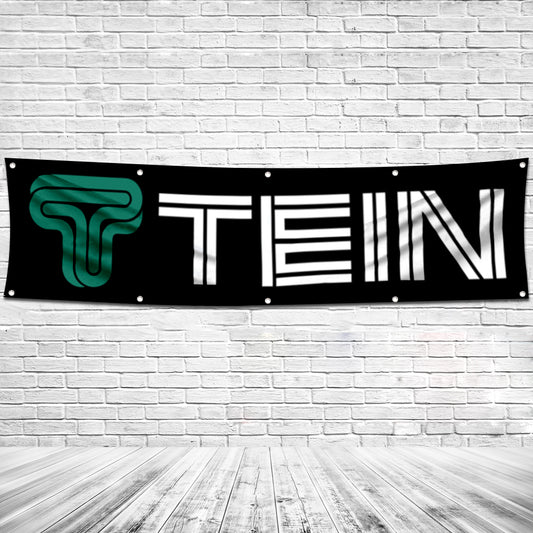 Fyon Motorcycles Garage Shop Decor Banner Works for TEIN Flag 2x8 Feet