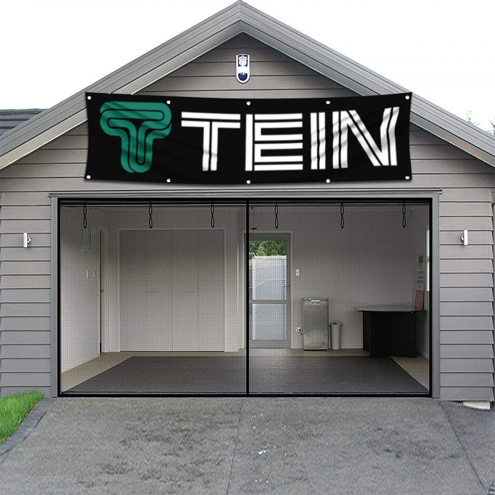 Fyon Motorcycles Garage Shop Decor Banner Works for TEIN Flag 2x8 Feet