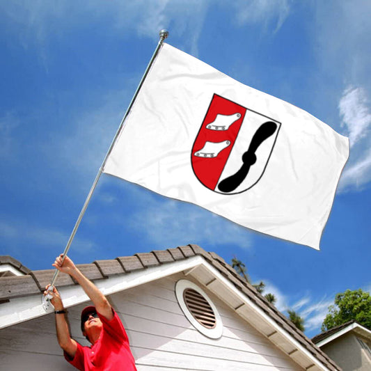 Fyon Municipality of Wenzendorf Flag banner