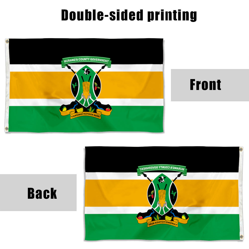 Fyon Murang'a County, Kenya Flag Banner