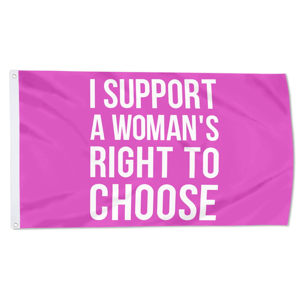 Fyon My Body Women's Right to Choose Flag Banner
