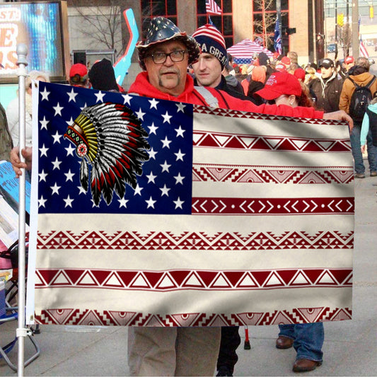 Fyon Native American Flag 41818 Indoor and outdoor banner