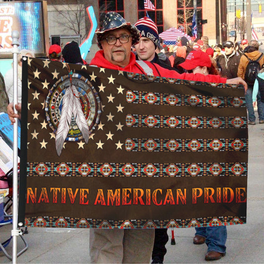 Fyon Native American Pride Flag 41820 Indoor and outdoor banner