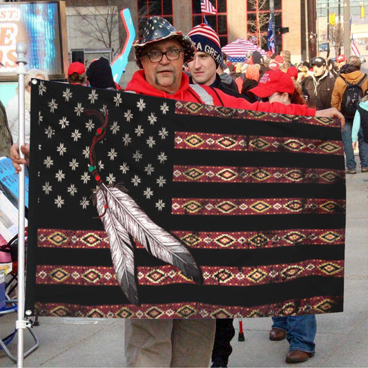Fyon Native American Pride Flag Banner 41822 Indoor and outdoor banner