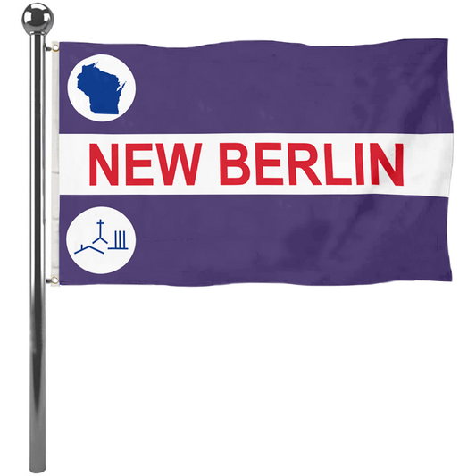 Fyon New Berlin, Wisconsin flag banner