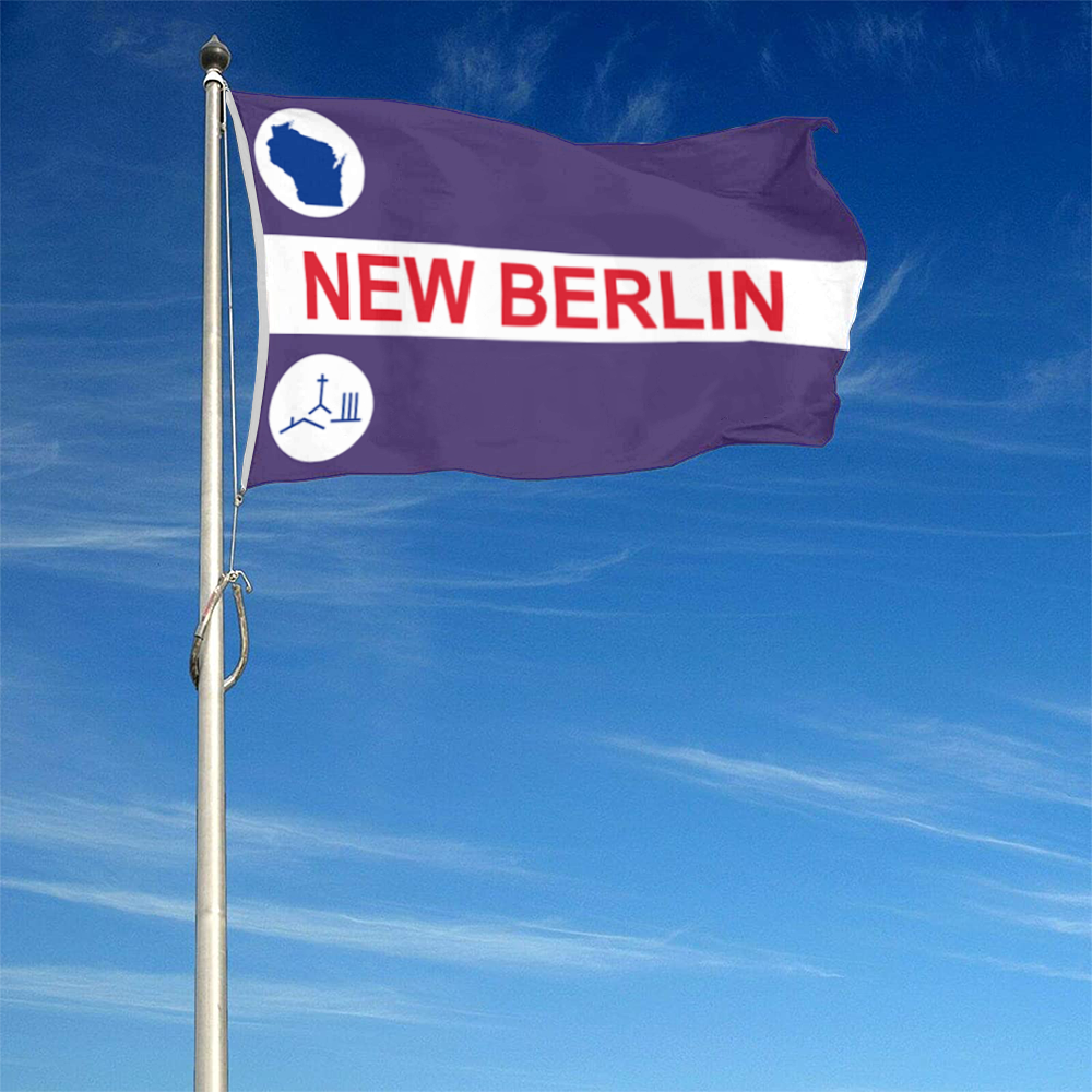 Fyon New Berlin, Wisconsin flag banner