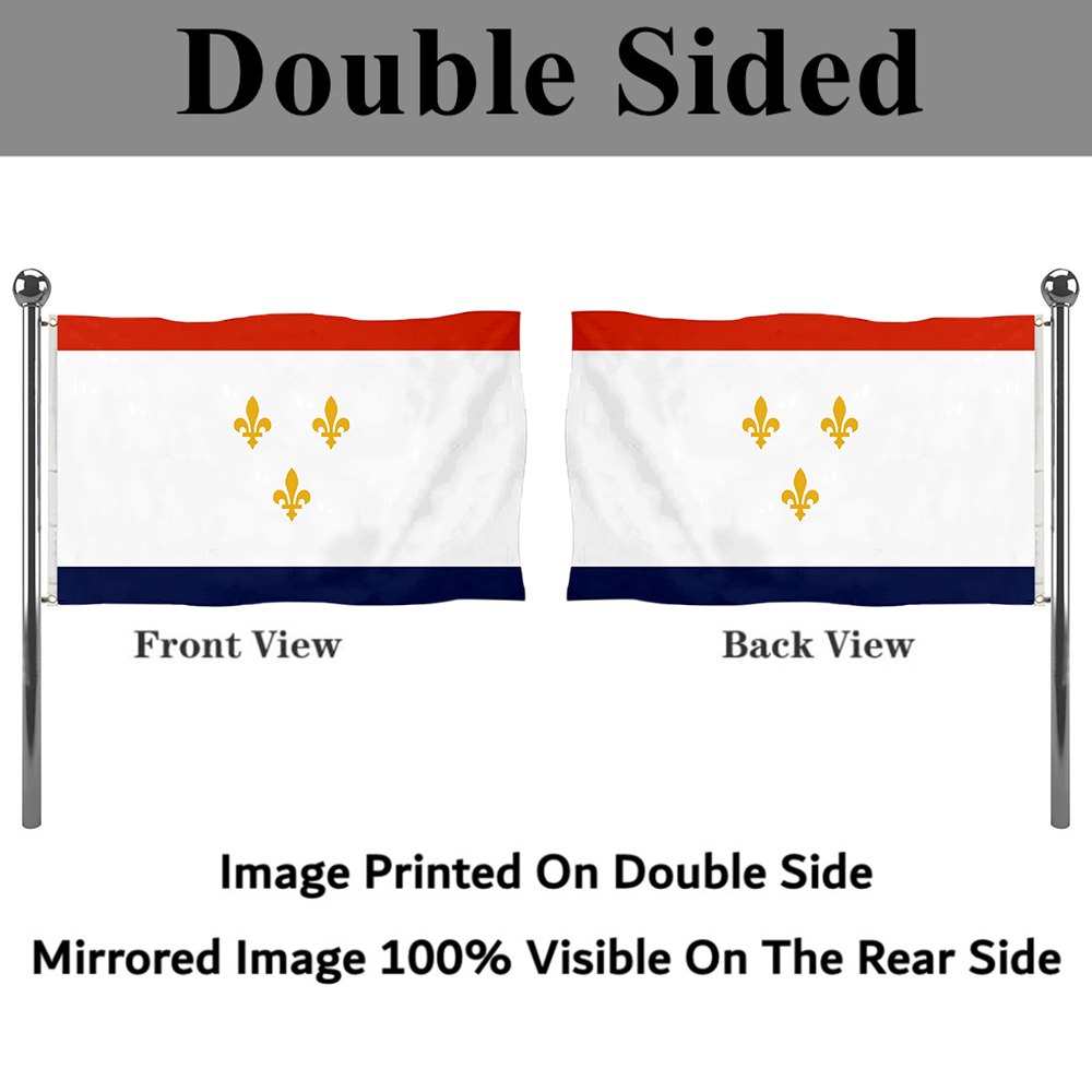 Fyon New Orleans, Louisiana flag Banner