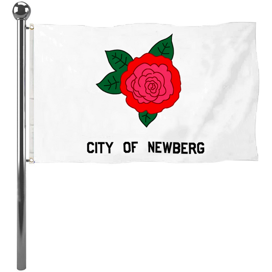 Fyon Newberg, Oregon flag banner
