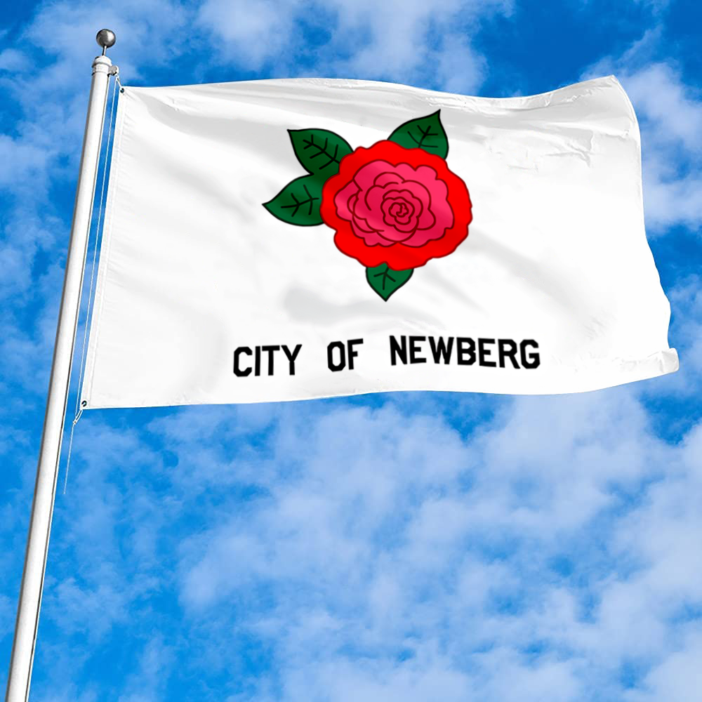 Fyon Newberg, Oregon flag banner