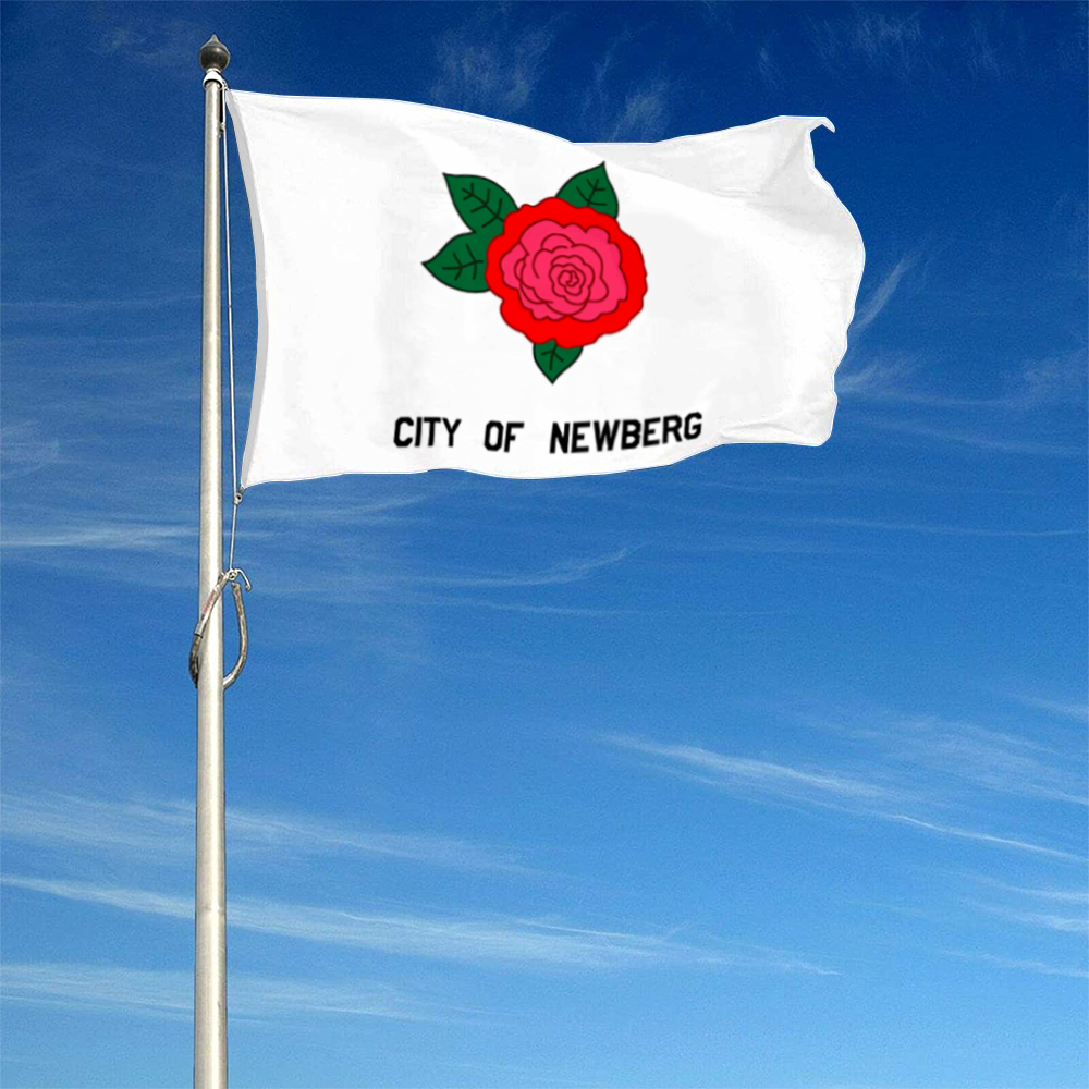 Fyon Newberg, Oregon flag banner