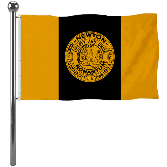 Fyon Newton, Massachusetts flag Banner