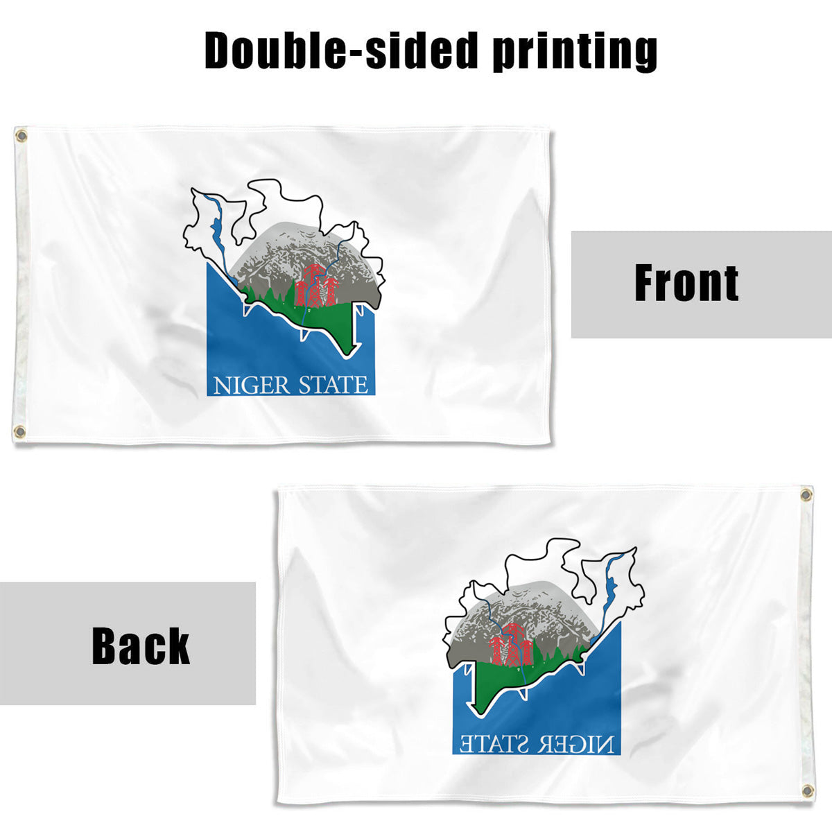 Fyon Niger State, NIgeria flag Indoor and outdoor banner