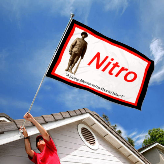 Fyon Nitro, West Virginia Flag Indoor and Outdoor Banner