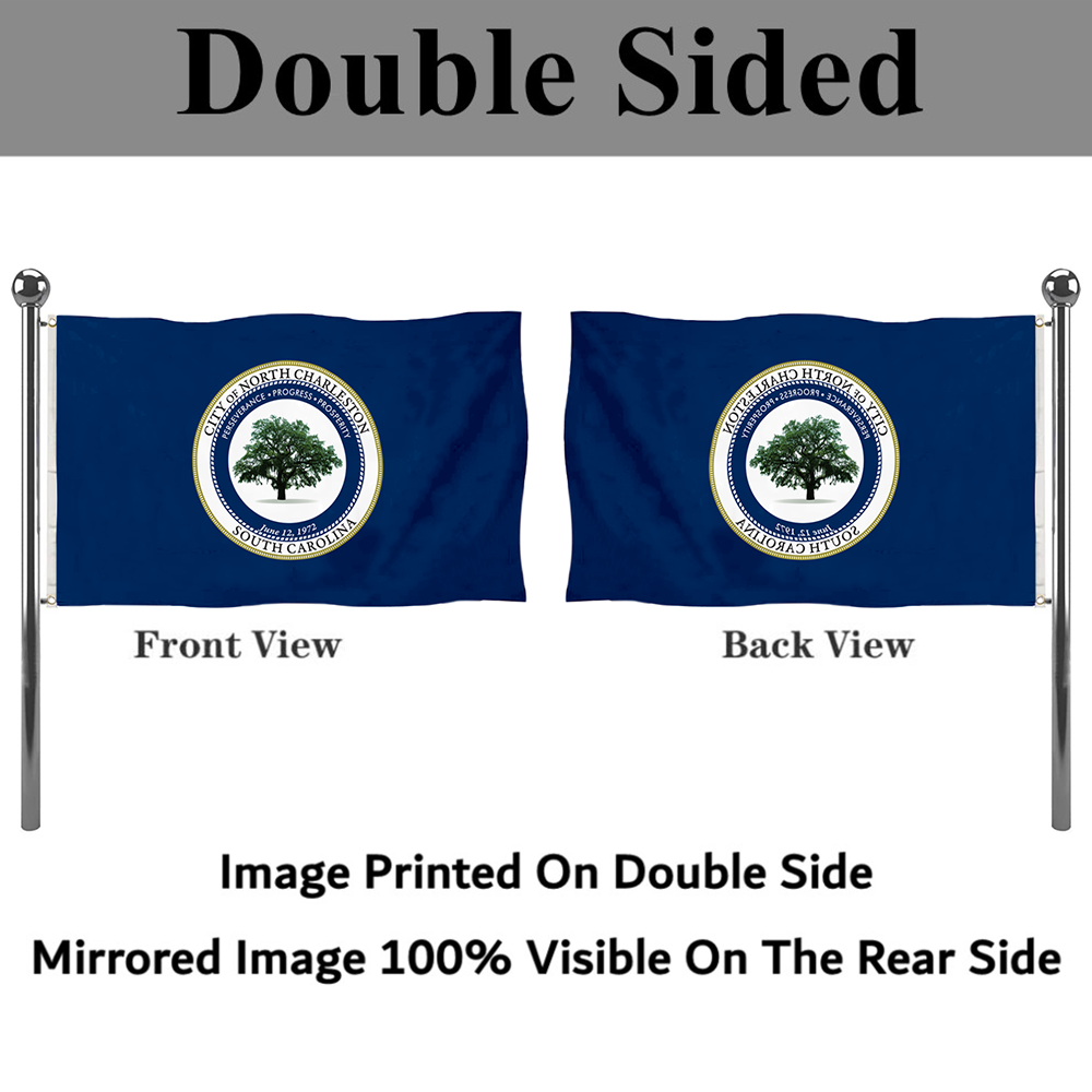 Fyon North Charleston, South Carolina flag banner