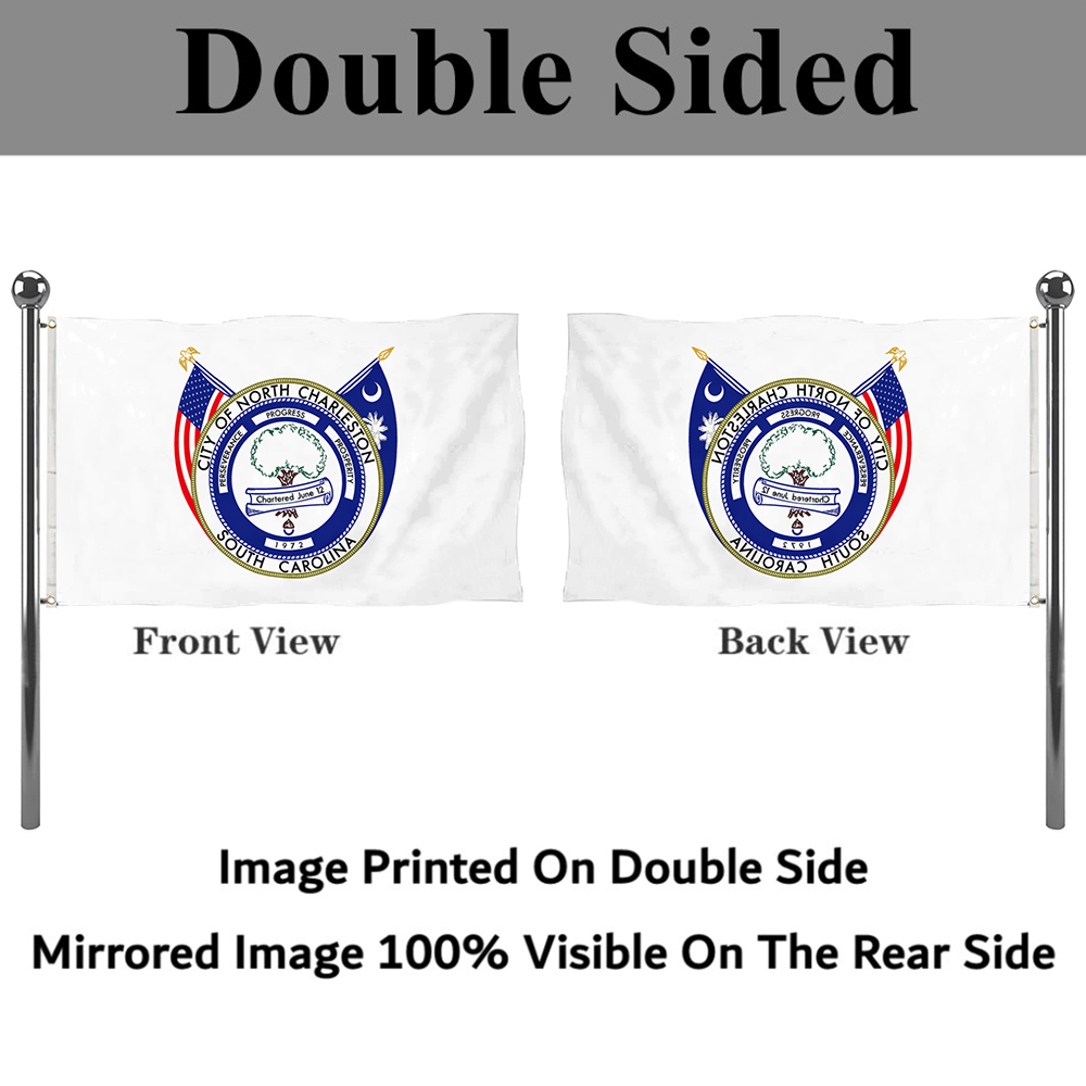 Fyon North Charleston, South Carolina flag (1999–2009) Banner