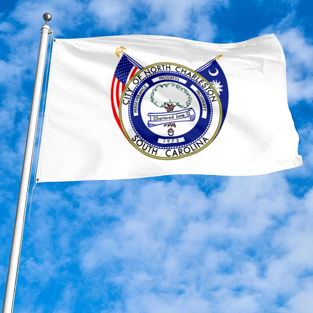 Fyon North Charleston, South Carolina flag (1999–2009) Banner