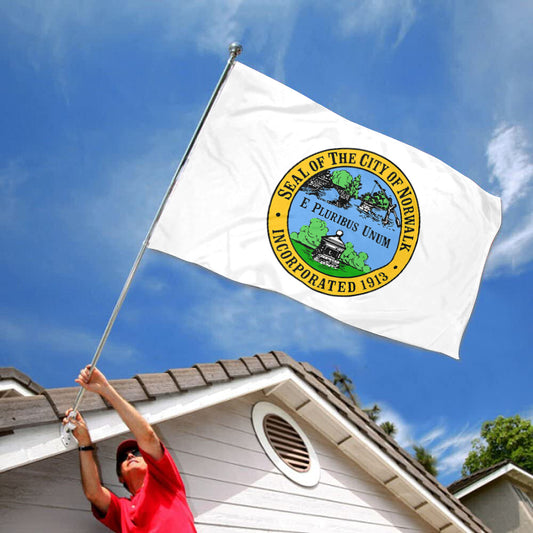 Fyon Norwalk, Connecticut Flag Indoor and Outdoor Banner