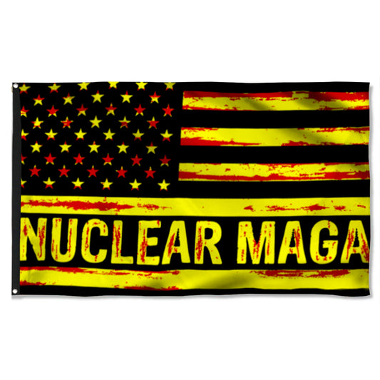 Fyon Nuclear MAGA Flag Banner