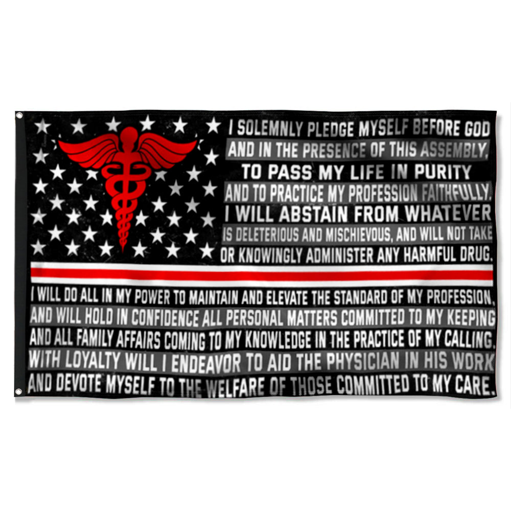 Fyon Nurse Pledge Flag 41807 Indoor and outdoor banner