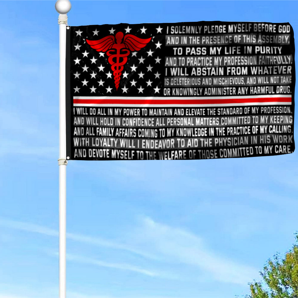 Fyon Nurse Pledge Flag 41807 Indoor and outdoor banner