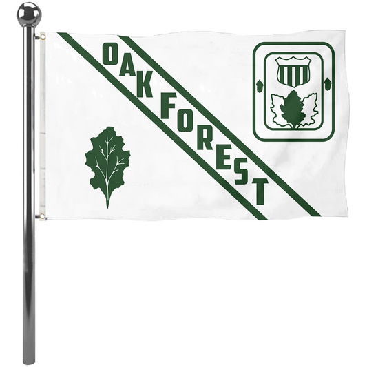 Fyon Oak Forest, Illinois flag  Banner