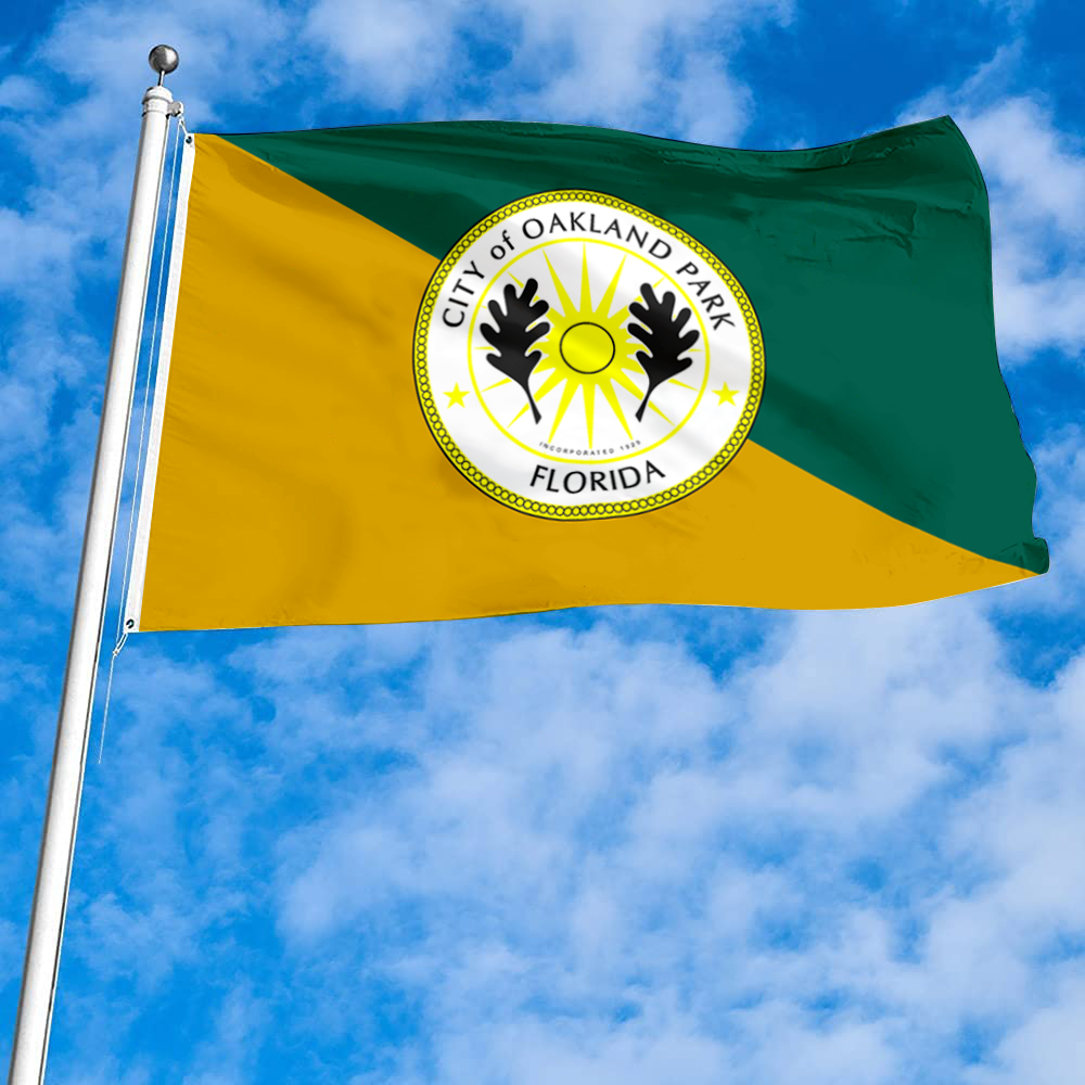 Fyon Oakland Park, Florida flag Banner