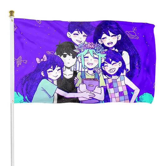 Fyon Omori Character II Funny Flag Indoor and outdoor banner